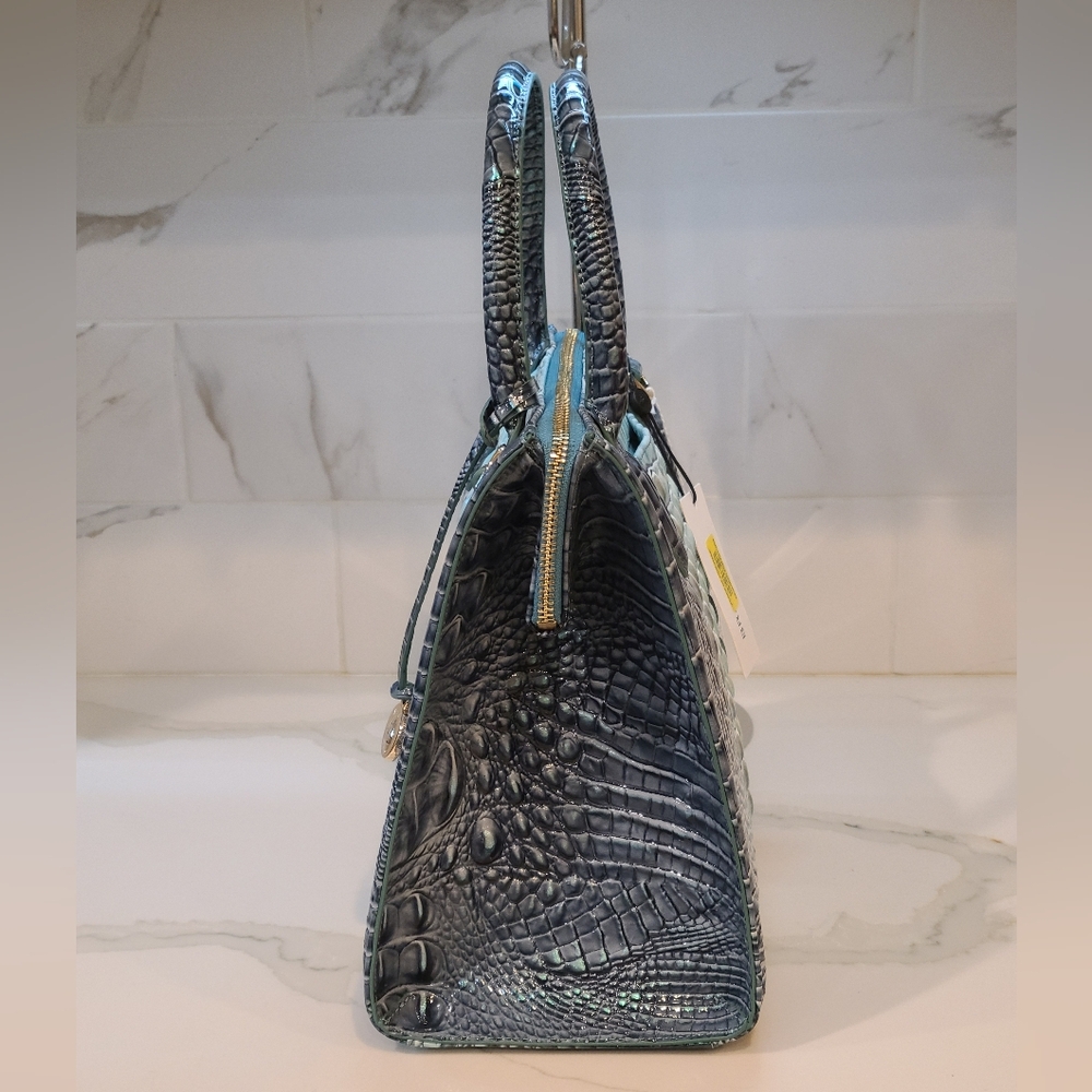 NWT Brahmin Small Caroline Spearmint Ombre Melbourne - Picture 7 of 14